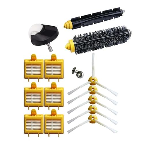 Outils compatibles avec HEPA-Hauptseitenbürsten-Schraubenrad für Roboterstaubsauger, kompatibel mit iRobot, kompatibel mit Roomba 700 Serie 760 770 780, Roboterstaubsaugerteile von EAGHADEK