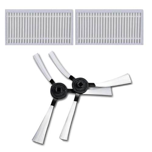 Outils compatibles avec Roboter-Staubsaugerbürste, Seitenbürsten, neuer HEPA-Filter für Redmon RV-R500 RV R500 Roboter-Staubsauger, Teile, Zubehör von EAGHADEK