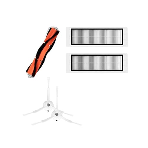 Outils compatibles avec Seitenbürsten HEPA-Filter Hauptbürste für Kompatibel mit Xiaomi Mi Robot Staubsauger V1 SDJQR01R Smart Brush Teile Zubehör von EAGHADEK