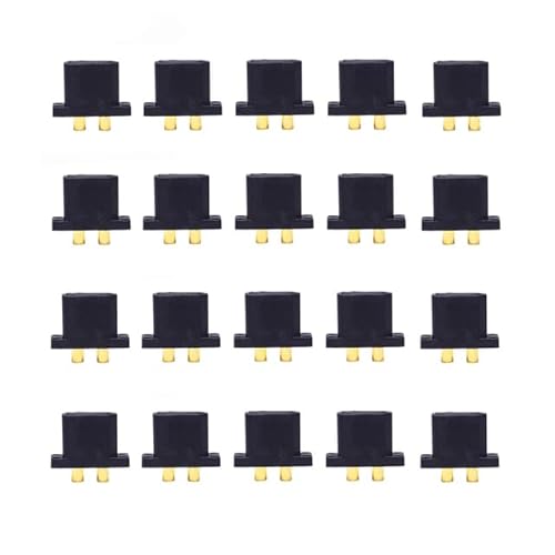 Spielzeugzubehör 20 STÜCKE Amass XT30G Steckverbinder mit Schrauben Männlich Weiblich Kann XT30U Universal Für RC Quadcopter FPV Racing Drone Lipo Batterie Befestigen(20pcs Male) von EAGHADEK