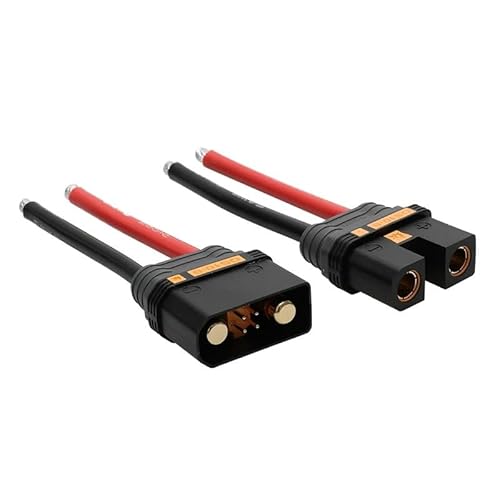 Spielzeugzubehör Paar RC Landwirtschaftsdrohne E-Bike QS10-S Kabelstecker Männlich Weiblich Strombatterieanschlussadapter mit 6AWG 100mm Silikondraht Spielzeugzubehör Paar RC Landwirtschaftsdrohne E-Bike QS10-S Kabelstecker Männlich Weiblich Strombatterieanschlussadapter mit 6AWG 100mm Silikondraht von EAGHADEK