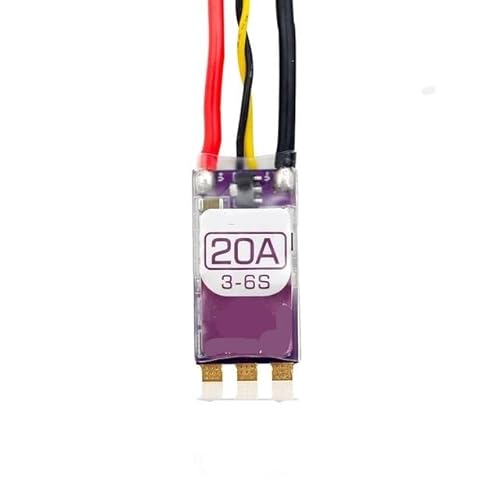 Spielzeugzubehör STÜCKE Flycolor Raptor 5 PMW128K Bürstenloser ESC 3-6 S 20A 35A 45A 50A Elektro-Drehzahlregler Dshot Proshot für DIY RC FPV Drone(Raptor-5 20A) von EAGHADEK