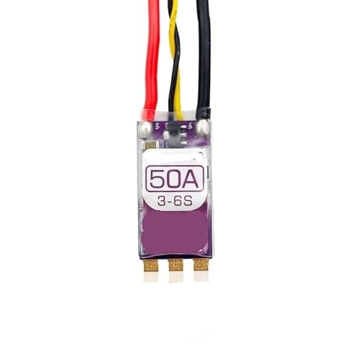 Spielzeugzubehör STÜCKE Flycolor Raptor 5 PMW128K Bürstenloser ESC 3-6 S 20A 35A 45A 50A Elektro-Drehzahlregler Dshot Proshot für DIY RC FPV Drone(Raptor-5 50A) von EAGHADEK
