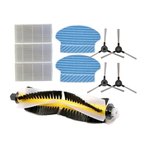 Werkzeuge kompatibel mit HEPA-Filter für Roboter, Seitenbürste, Wischtuch für Kitfort KT-516 kt516 Roboterstaubsauger, Teile und Zubehör Werkzeuge kompatibel mit HEPA-Filter für Roboter, Seitenbürste, Wischtuch für Kitfort KT-516 kt516 Roboterstaubsauger, Teile und Zubehör von EAGHADEK