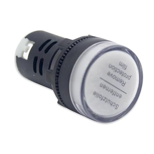 Werkzeugzubehör 1 stücke 12 V 24 V 110 V 220 V 380 V 22mm Panel Mount Led-betriebsanzeige Pilot Signal licht Lampe AD16-22 Rot Blau Weiß Grün Gelb(White,220V) von EAGHADEK