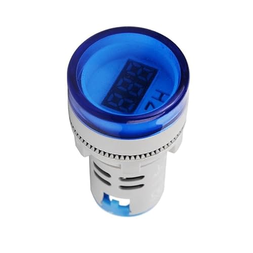 Werkzeugzubehör 10 Teile/los 22mm LED Digital Display Strom Hertz Frequenz Meter Anzeige Signal Lichter Messung Klingelte AC 0-99Hz(AD101-22hz Blue) von EAGHADEK