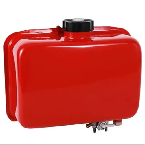 Werkzeugzubehör L40 KRAFTSTOFFTANK 2.3L Kompatibel mit YANMAR L48 & MORE 2KW 3KW 211CC 247CC DIESEL ROT ODER SCHWARZ MIT KAPPE & VENTILHAHNHAHN KOMPLETT von EAGHADEK