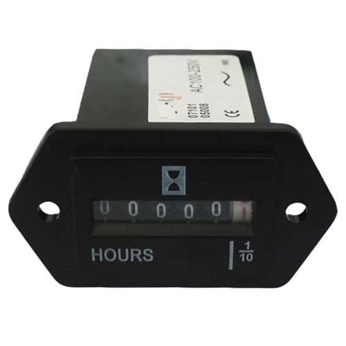 Werkzeugzubehör SYS-1 Generator-Teile Betriebsstundenzähler Zeitzähler 12 V 24 V 220 V 110 V(DC10-80Vc) von EAGHADEK