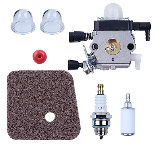 Werkzeugzubehör Vergaser-Turn-Up-Kit für kompatibel mit Stihl FS80R FS85R FS85T FS85RX FS74 FS76 HT70 HT75 KM80 KM85 Trimmer ZAMA Carb von EAGHADEK