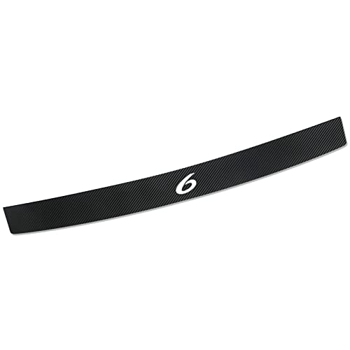 EAGLEG Auto Stoßstange Folie für Maz-da 6, Kohlefaser Kratzer Hinten Kofferraumschutz Trim Aufkleber Ladekantenschutz Einstiegsleisten Kantenschutz Styling Zubehör,Black EAGLEG Auto Stoßstange Folie für Maz-da 6, Kohlefaser Kratzer Hinten Kofferraumschutz Trim Aufkleber Ladekantenschutz Einstiegsleisten Kantenschutz Styling Zubehör,Black von EAGLEG