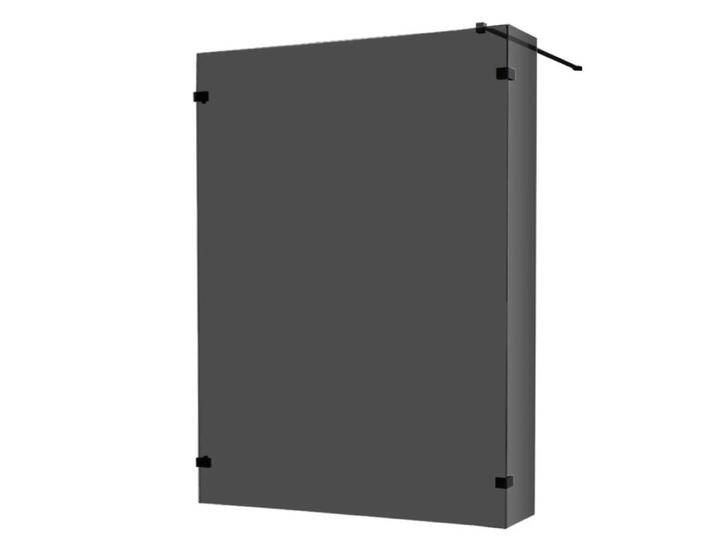 AWT Duschwand Walk-in Dusche LY1501-B schwarz 150x210 von EAGO