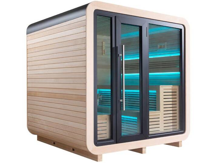 AWT Gartensauna Saunahaus THE CUBE X1 Hemlock 225x225 9kW EOS BiO-Cubo AWT Gartensauna Saunahaus THE CUBE X1 Hemlock 225x225 9kW EOS BiO-Cubo von EAGO