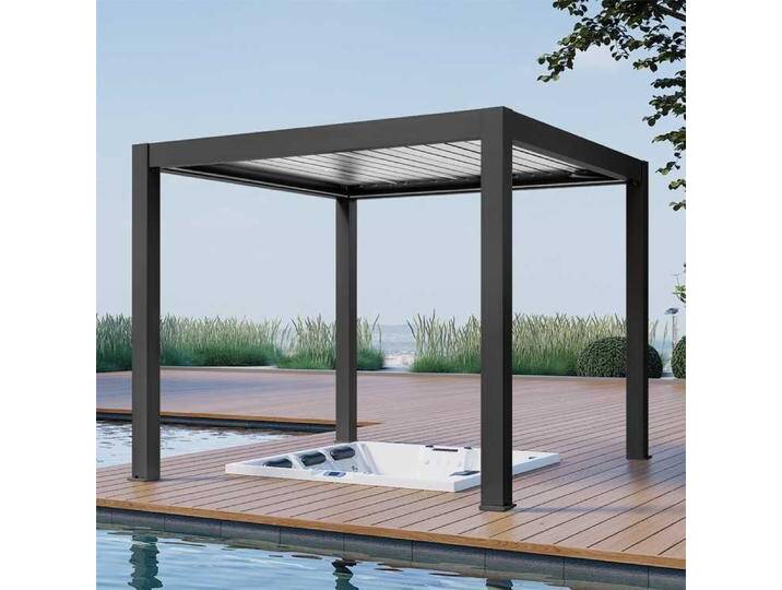 AWT Pergola P8-3A extreme schwarz-weiß 3x3m elektrisch AWT Pergola P8-3A extreme schwarz-weiß 3x3m elektrisch von EAGO