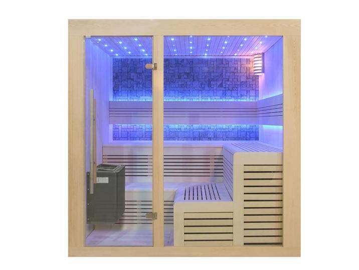 AWT Sauna B1213B Pappelholz 200x200 9kW EOS BiO-Thermat AWT Sauna B1213B Pappelholz 200x200 9kW EOS BiO-Thermat von EAGO