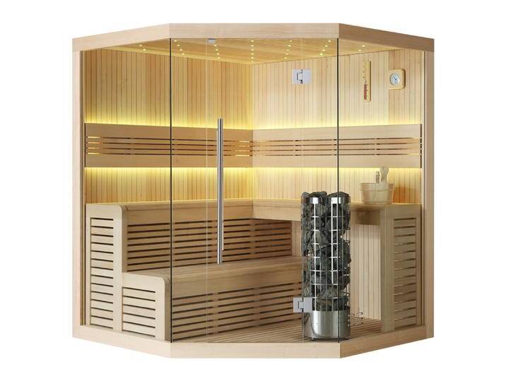 AWT Sauna E1111C Hemlock 180x180 9kW Cilindro AWT Sauna E1111C Hemlock 180x180 9kW Cilindro von EAGO
