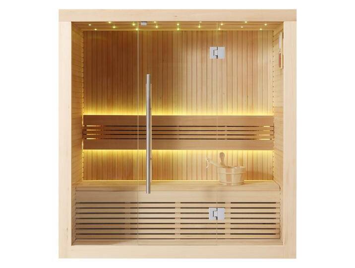 AWT Sauna E1113A Hemlock 180x105 ohne Ofen von EAGO