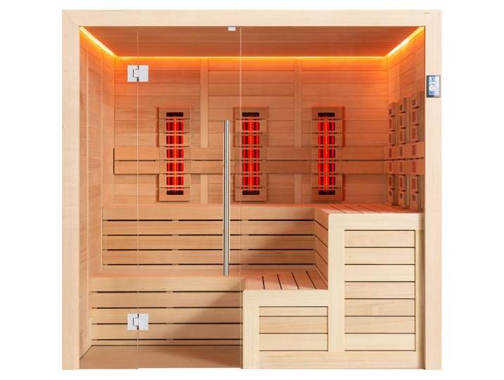 AWT Sauna E1613C-IR Hemlock 180x180 ohne Ofen AWT Sauna E1613C-IR Hemlock 180x180 ohne Ofen von EAGO
