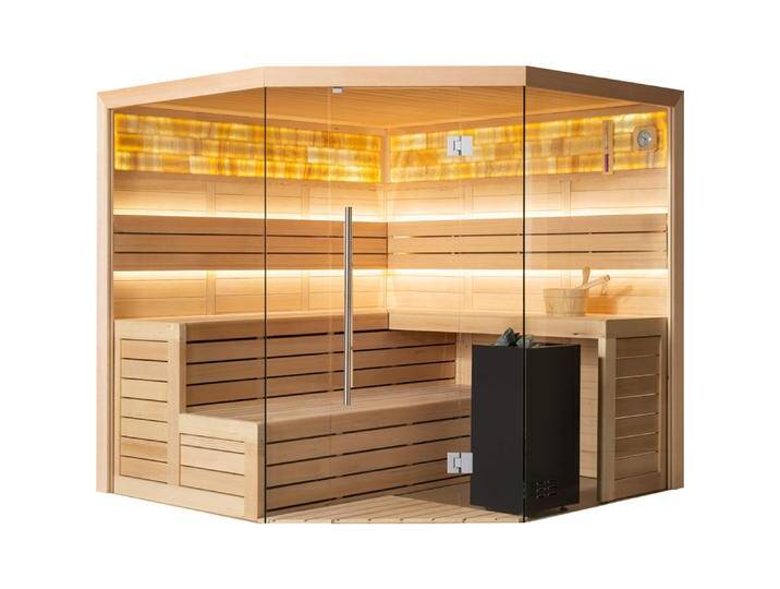 AWT Sauna E1621A Hemlock 220x220 9kW Virta AWT Sauna E1621A Hemlock 220x220 9kW Virta von EAGO