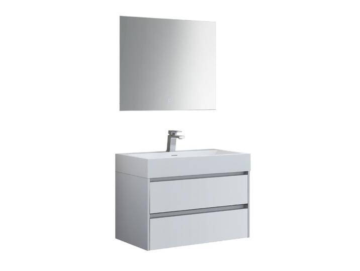 StoneArt Badmöbel-Set Mailand ML-0800 weiß matt 80x48 StoneArt Badmöbel-Set Mailand ML-0800 weiß matt 80x48 von EAGO
