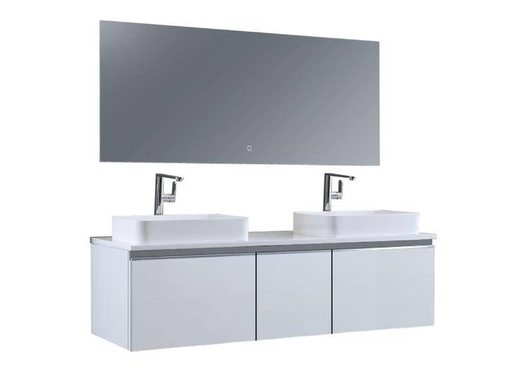 StoneArt Badmöbel-Set Milano ME-1600pro-5 weiß 160x45 StoneArt Badmöbel-Set Milano ME-1600pro-5 weiß 160x45 von EAGO