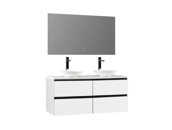 StoneArt Badmöbel-Set Monte Carlo MC-1200pro-4 weiß 120x52 von EAGO