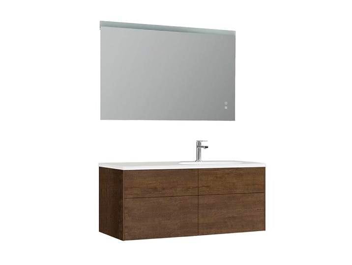 StoneArt Badmöbel-Set Venice VE-1210-I Eiche dunkel 120x52 rechts von EAGO