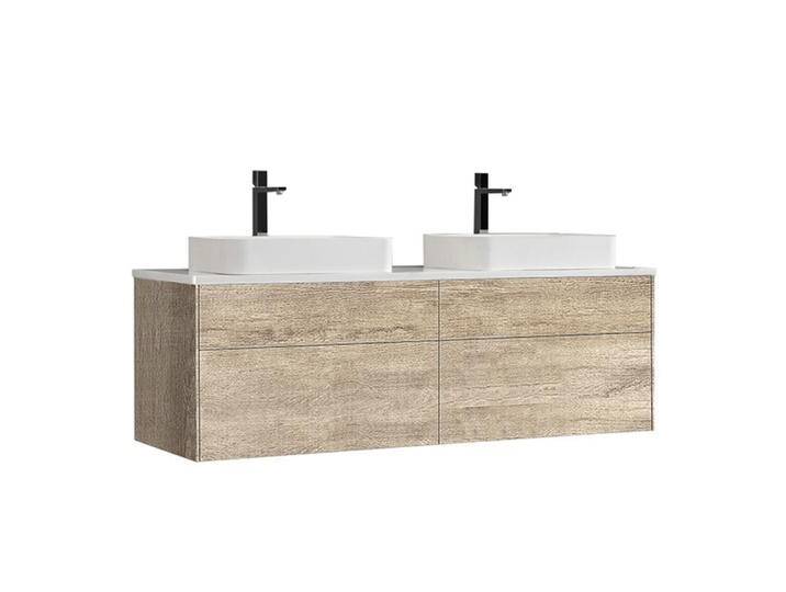 StoneArt Badmöbel Venice VE-1600pro-5 Eiche hell 160x52 von EAGO