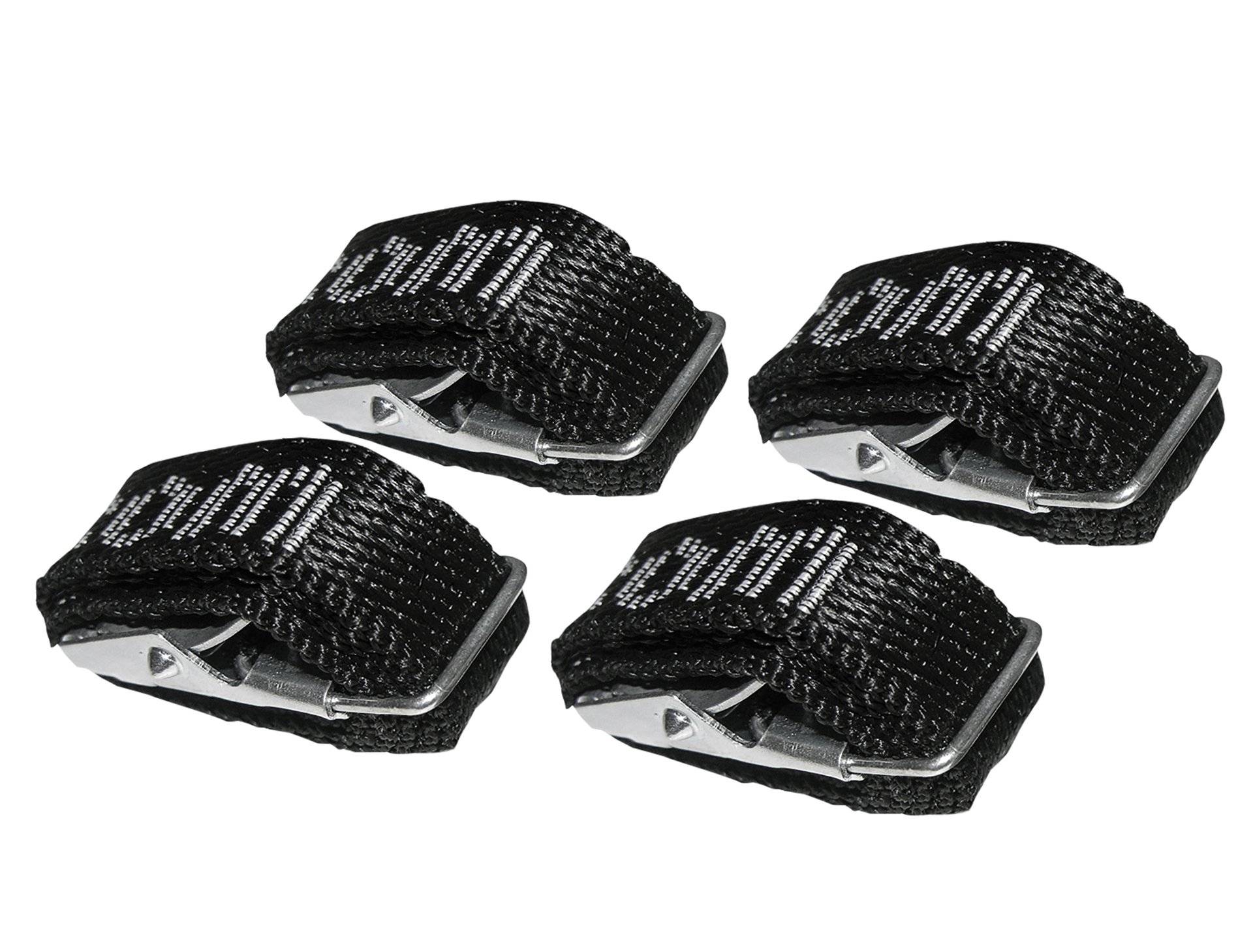 Textilspanngurte, 4er-Set, extra lang für breite Radstopper Textilspanngurte, 4er-Set, extra lang für breite Radstopper von EAL