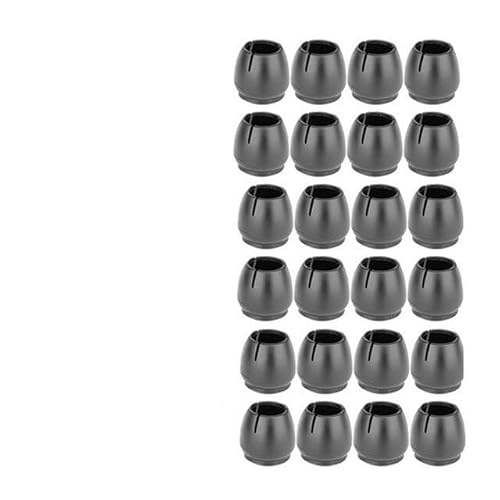 EALLEN Stuhlbeinkappen 16 Stück Silikon-Stuhlbeinkappen aus Filz, rutschfest, Bodenschutz, for Möbel, Schreibtisch, Gummifüße, Matte, Bodenkappe, Holzbodenschutz(B,12-16mm) von EALLEN