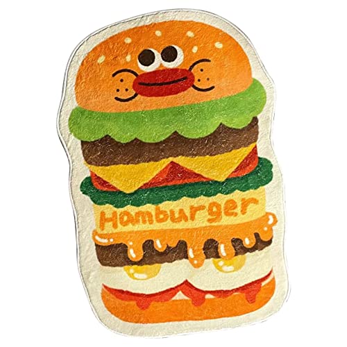 EALRIDV Badematte rutschfest Waschbar Mit Cartoon-Motiv, Badezimmerteppich Set Aus Plüsch Mikrofaser, Unregelmäßige Matte Für Schlafzimmer, Bad Und Flur (50 * 80 cm) von EALRIDV