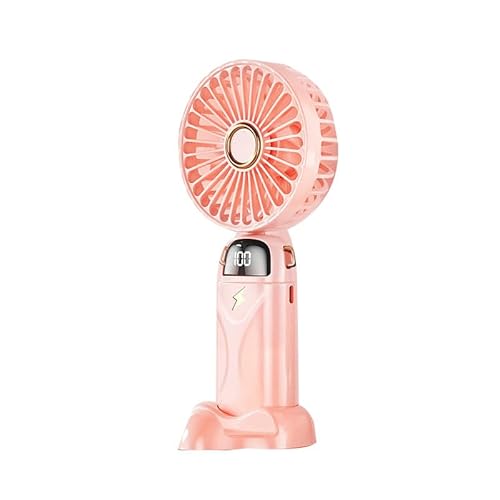 EALRIDV Portable Handventilator USB Wiederaufladbar 5‑Stufen Geschwindigkeit Mini Ventilator Klein Leise Digital Display Für Reisen Büro Freizeit EALRIDV Portable Handventilator USB Wiederaufladbar 5‑Stufen Geschwindigkeit Mini Ventilator Klein Leise Digital Display Für Reisen Büro Freizeit von EALRIDV