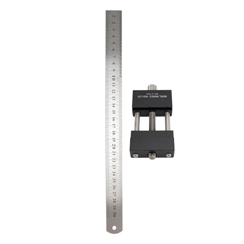 EALRIDV Streichmaß, präzises Anreißwerkzeug aus Aluminiumlegierung mit Stahllineal, handliches Lineal mit fester Skala, for Schreiner, Heimwerker und Möbelmontage EALRIDV Streichmaß, präzises Anreißwerkzeug aus Aluminiumlegierung mit Stahllineal, handliches Lineal mit fester Skala, for Schreiner, Heimwerker und Möbelmontage von EALRIDV