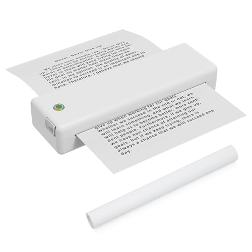 EALRIDV Thermodrucker Mobiler Drucker A4 Bluetooth Mini Drucker für iOS Android Tragbare Thermodrucker für Reisen, Home Office, Geschäftsdrucke EALRIDV Thermodrucker Mobiler Drucker A4 Bluetooth Mini Drucker für iOS Android Tragbare Thermodrucker für Reisen, Home Office, Geschäftsdrucke von EALRIDV