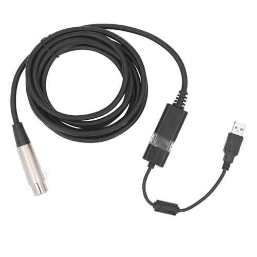 EALRIDV USB Zu XLR Mikrofonkabel Mit LED Anzeige, USB Audio Interface Kabel 10FT Für Studioaufnahme, Podcast Oder Sprachaufnahme EALRIDV USB Zu XLR Mikrofonkabel Mit LED Anzeige, USB Audio Interface Kabel 10FT Für Studioaufnahme, Podcast Oder Sprachaufnahme von EALRIDV