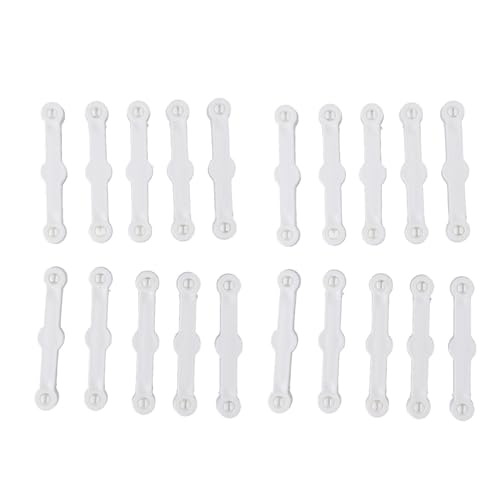 Fliegengitter Fenster Magnet für Fensterrahmen, 20 Stück Selbstklebend Fensterclips für Schreibtisch, Küche, Wohnzimmer von EALRIDV