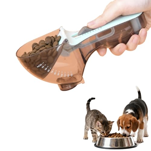Futterschaufel Hund, Messlöffel Gramm Verstellbar, Digitale Löffelwaage, Hundefutter Messbecher, Futterschaufel für Hunde Katzen Heimtierfutter Trockene oder Nasse Lebensmittel Futterschaufel Hund, Messlöffel Gramm Verstellbar, Digitale Löffelwaage, Hundefutter Messbecher, Futterschaufel für Hunde Katzen Heimtierfutter Trockene oder Nasse Lebensmittel von EALRIDV