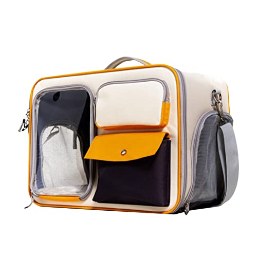 Katzenrucksack, große Kapazität für Katzen Hunde, atmungsaktives Design katzenrucksack große Katzen, mit Tragegurt für Reisen, Sportrucksack Katze für Outdoor Ausflüge Katzenrucksack, große Kapazität für Katzen Hunde, atmungsaktives Design katzenrucksack große Katzen, mit Tragegurt für Reisen, Sportrucksack Katze für Outdoor Ausflüge von EALRIDV