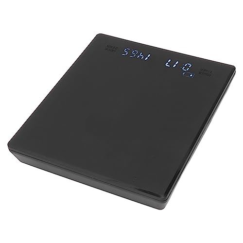 Küchenwaage 0. 1 g Genau Digital Schwarz Mit Timer, USB Ladebar, Feinwaage Für Kaffee, Lebensmittel, Kochen Zuhause oder Kaffeeliebhaber von EALRIDV