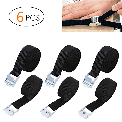 Sangle de Fixation en Nylon pour Toit de Voiture, 6 Pcs, Résistante et Ajustable pour le Transport de Bagages et d'Équipements pour Voyages et Camping Sangle de Fixation en Nylon pour Toit de Voiture, 6 Pcs, Résistante et Ajustable pour le Transport de Bagages et d'Équipements pour Voyages et Camping von EALRIDV