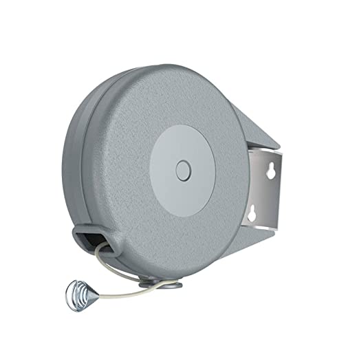 Wäscheleine Ausziehbar, Wandmontage, 12 Meter, Robustes ABS für Badezimmer, Balkon, Außenbereich, Weich, Rutschfest, für Innen- und Außengebrauch Wäscheleine Ausziehbar, Wandmontage, 12 Meter, Robustes ABS für Badezimmer, Balkon, Außenbereich, Weich, Rutschfest, für Innen- und Außengebrauch von EALRIDV