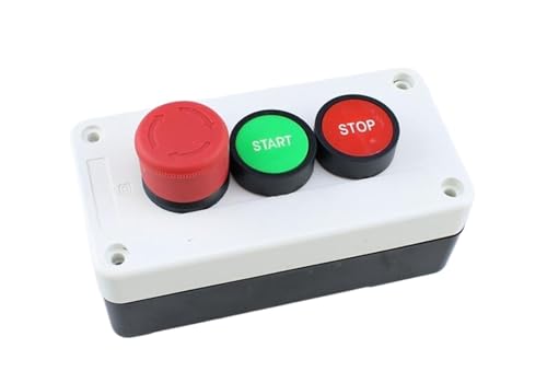 EAMOM NC Notausschaltung NEIN Schalterstation grün rot 600 V 10 A (Farbe: Start - Stop) von EAMOM