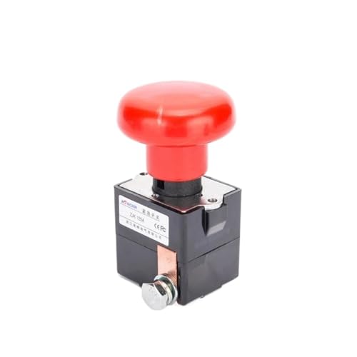 EAMOM ZJK125A Elektrofahrzeug-DC-Netzteil, wasserdicht, IP50, 80 V, geringer Stromverbrauch, Pilz-Not-Aus-Druckknopfschalter (250 A) von EAMOM