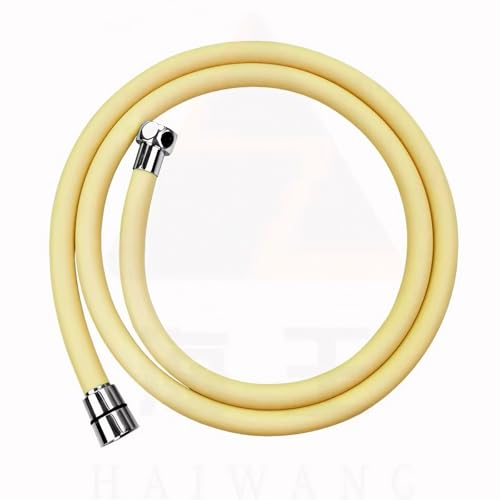 EANAGO Bunter Silikon-Duschschlauch, 360° Drehbar, geräuschlos, gelb, passend für alle gängigen Duschköpfe, Verdrehschutz, Knickschutz, BPA-frei, Brauseschlauch 150 cm / 1,5 m, Schlauch Dusche EANAGO Bunter Silikon-Duschschlauch, 360° Drehbar, geräuschlos, gelb, passend für alle gängigen Duschköpfe, Verdrehschutz, Knickschutz, BPA-frei, Brauseschlauch 150 cm / 1,5 m, Schlauch Dusche von EANAGO