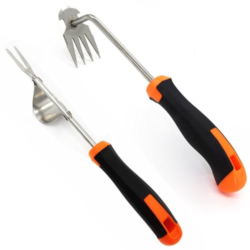 2 Stück Gartenarbeit Hand Unkrautstecher, Wurzeljäter, Unkraut Werkzeug Gartenwerkzeug Unkraut Entferner Gerät, Weeding Artifact Uprooting Weeding Tool von EAPMGQR