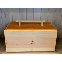 Handgemachte Kiefernholzkiste Benutzerdefinierte Andenken-Aufbewahrung von EASCustomDesignsLLC