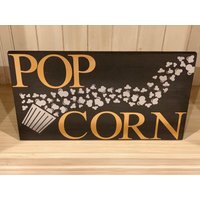 Popcorn Movie Zimmer Holzschild Heimkino Dekor | 20x11.25 von EASCustomDesignsLLC