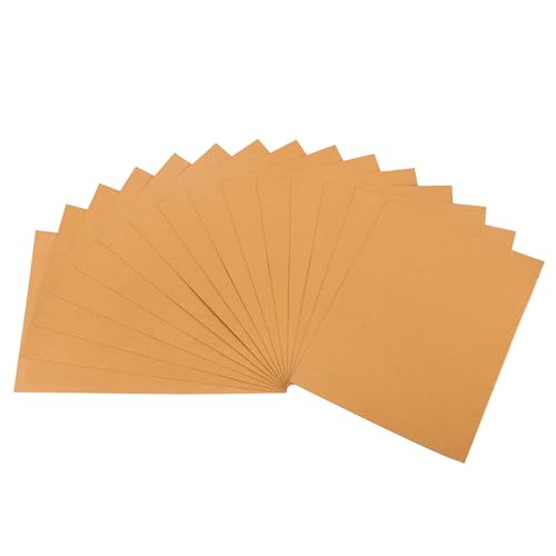 ewtshop® Kraftpapier, 50 Blätter, DIN A4, Naturkarton, hochwertige Qualität, Brown Natural Craft Card, Kraftkarton 260 g Qualität von ewtshop