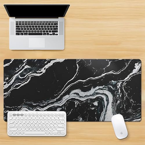 Craft,Gaming Mauspad XL (30 x 80 cm), erweitertes großes Mauspad, Schreibtischunterlage, genähte Kanten, rutschfeste Gummiunterseite, Landschafts-Tastatur-Pad (80 x 30 cm) von EASTARAL