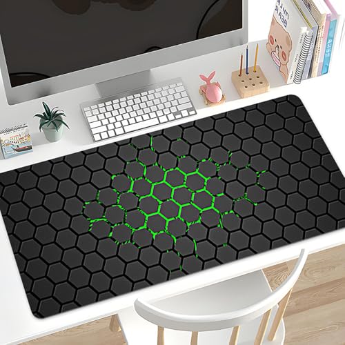 Craft,Gaming-Mauspad XL (30 x 80 cm), erweitertes großes Mauspad, Schreibtischunterlage, genähte Kanten, rutschfeste Gummiunterseite, Tastaturunterlage (80 x 30 cm) von EASTARAL
