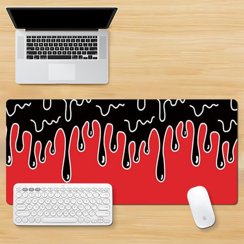 Craft,Gaming Mauspad XL (30 x 80 cm), erweitertes großes Mauspad, Schreibtischunterlage, genähte Kanten, rutschfeste Gummiunterseite, Tastaturunterlage (80 x 30 cm) von EASTARAL